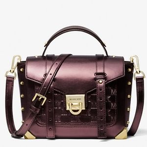 Michael Kors Manhattan Medium Hardware Metallic Purse